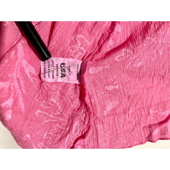 Fresh Produce dress USA made beach vacation resort gusy organic cotton women L - Picture 4 of 5